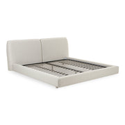 Moe's Home Collection Zeppelin White Queen Bed