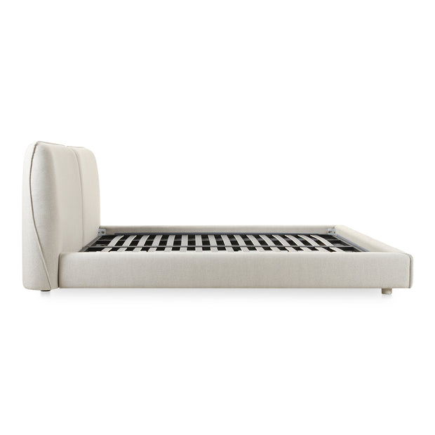 Moe's Home Collection Zeppelin White Queen Bed