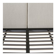 Moe's Home Collection Zeppelin White Queen Bed