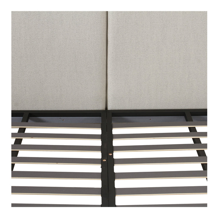 Moe's Home Collection Zeppelin White Queen Bed