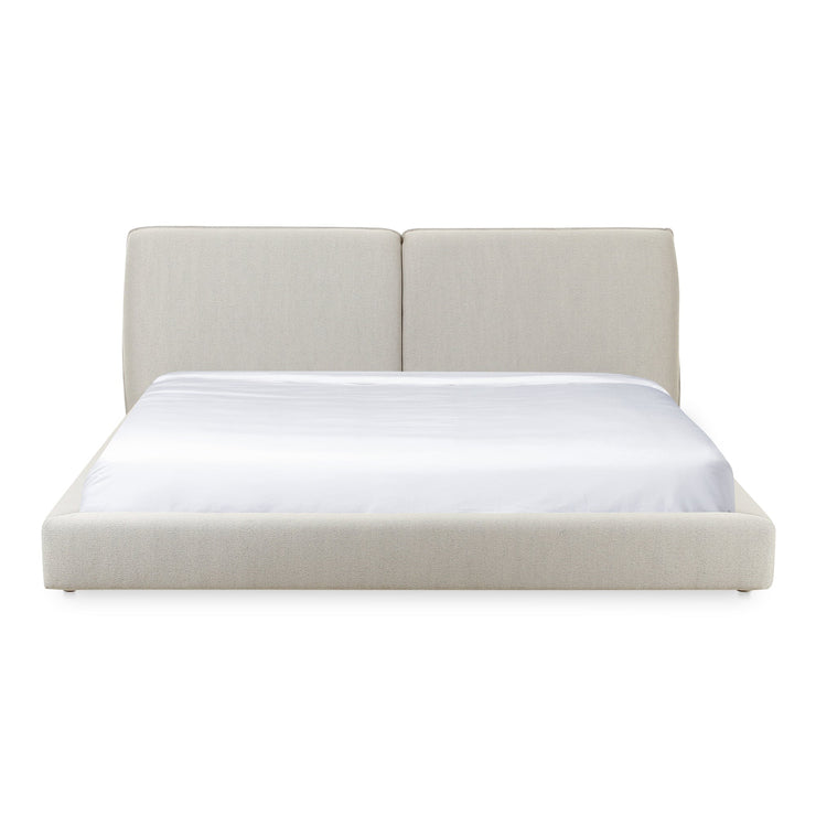 Moe's Home Collection Zeppelin White Queen Bed