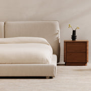 Moe's Home Collection Zeppelin White Queen Bed