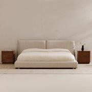 Moe's Home Collection Zeppelin White Queen Bed
