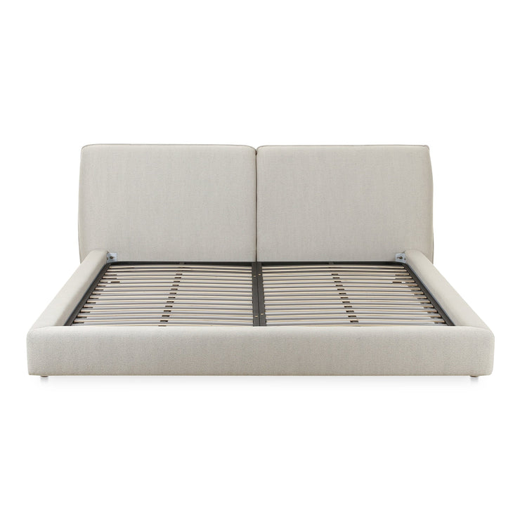 Moe's Home Collection Zeppelin White Queen Bed