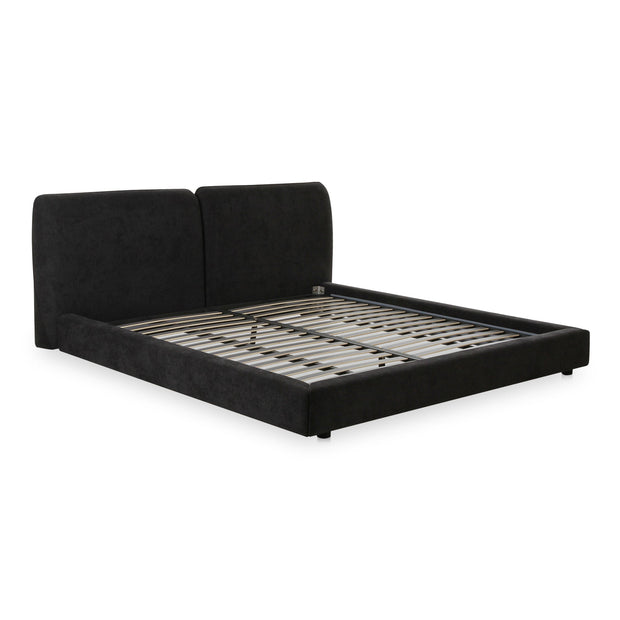 Moe's Home Collection Zeppelin  Heather Black King Bed