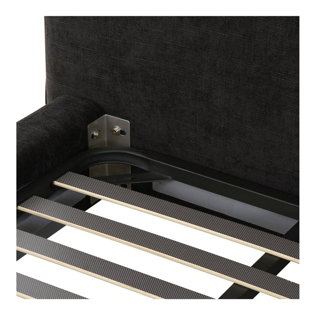 Moe's Home Collection Zeppelin  Heather Black King Bed