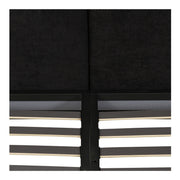 Moe's Home Collection Zeppelin  Heather Black King Bed