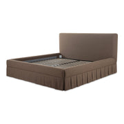 Moe's Home Collection Maren Brown Upholstered Queen Size Bed