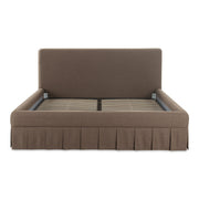 Moe's Home Collection Maren Brown Upholstered Queen Size Bed