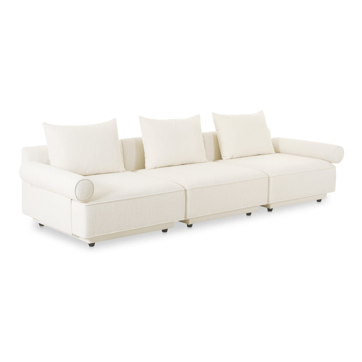 Moe's Home Collection Rosello White Modular Sofa