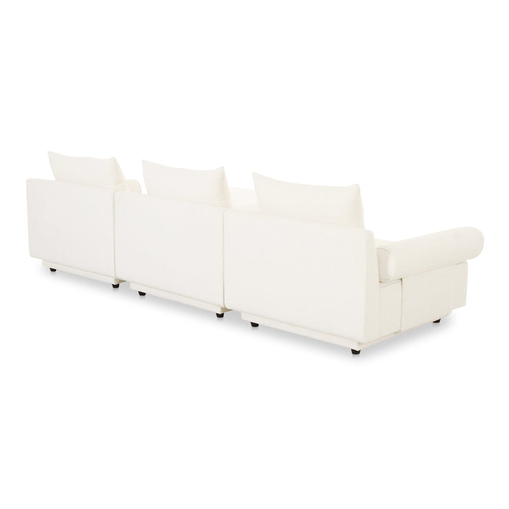 Moe's Home Collection Rosello White Modular Sofa