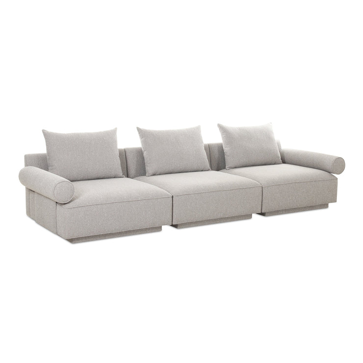 Moe's Home Collection Rosello Light Grey Modular Sofa