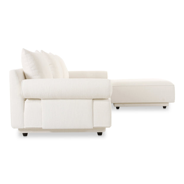 Moe's Home Collection Rosello White Lounge Modular Sectional