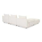 Moe's Home Collection Rosello White Lounge Modular Sectional