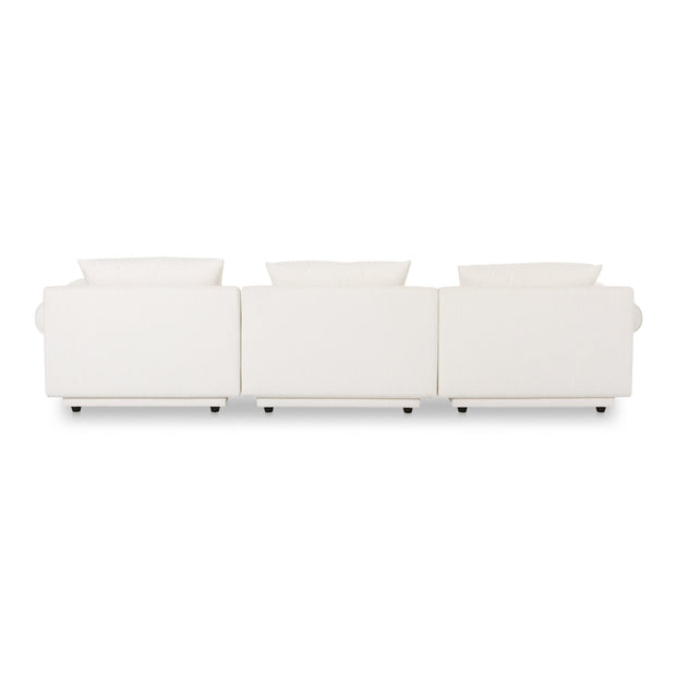 Moe's Home Collection Rosello White Lounge Modular Sectional