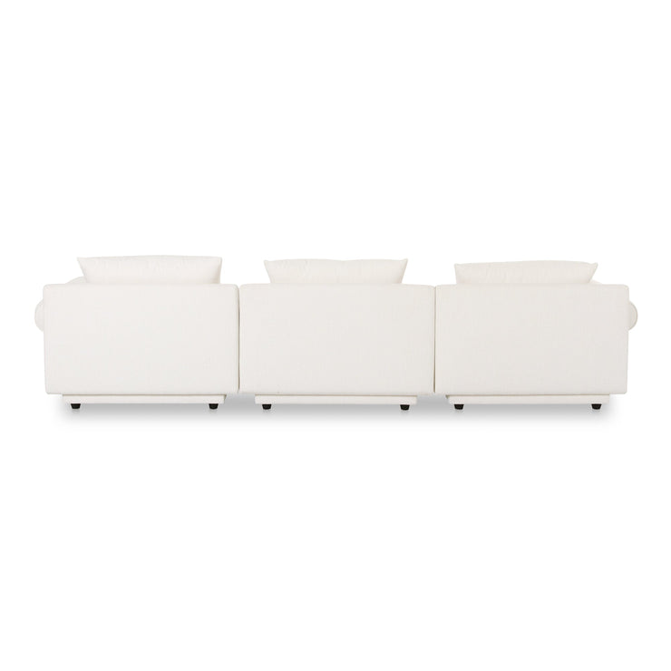 Moe's Home Collection Rosello White Lounge Modular Sectional