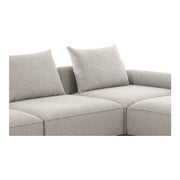 Moe's Home Collection Rosello Light Grey Lounge Modular Sectional