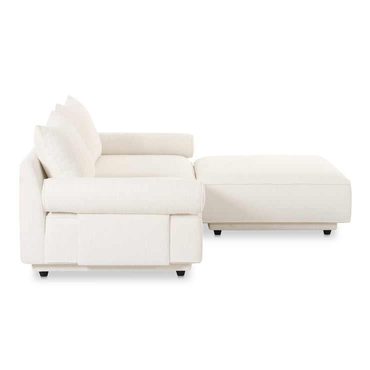 Moe's Home Collection Rosello Nook White Modular Sectional