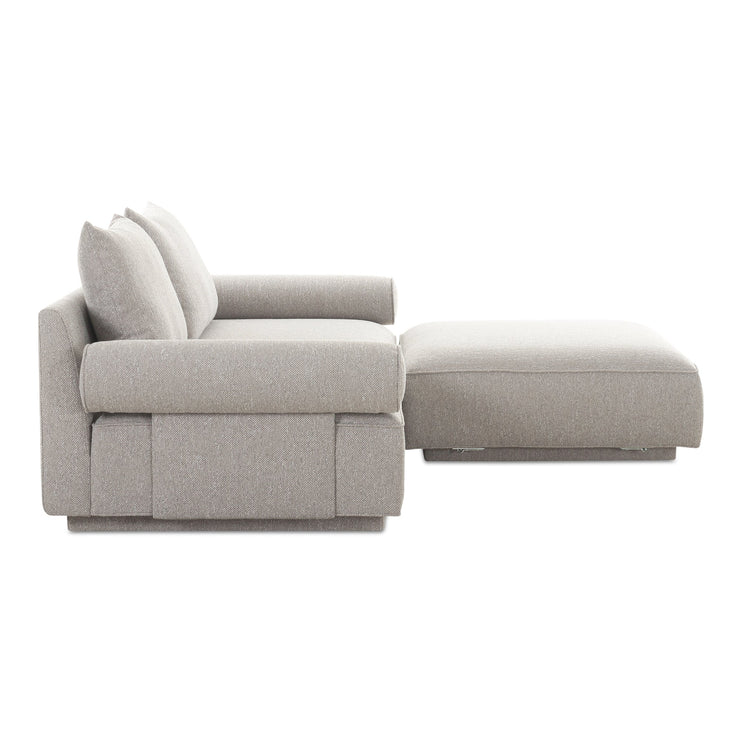 Moe's Home Collection Rosello Nook Light Grey Modular Sectional
