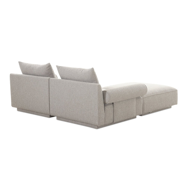 Moe's Home Collection Rosello Nook Light Grey Modular Sectional