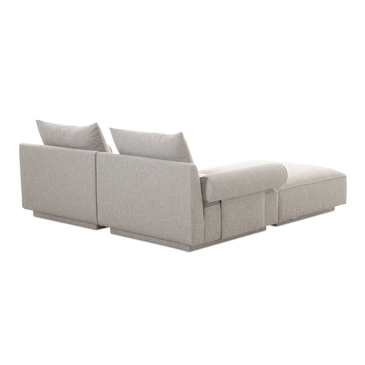 Moe's Home Collection Rosello Nook Light Grey Modular Sectional