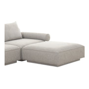 Moe's Home Collection Rosello Nook Light Grey Modular Sectional