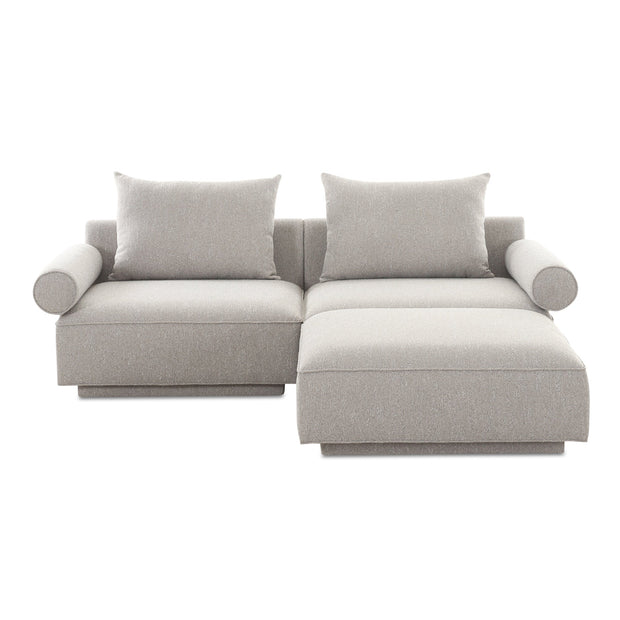 Moe's Home Collection Rosello Nook Light Grey Modular Sectional