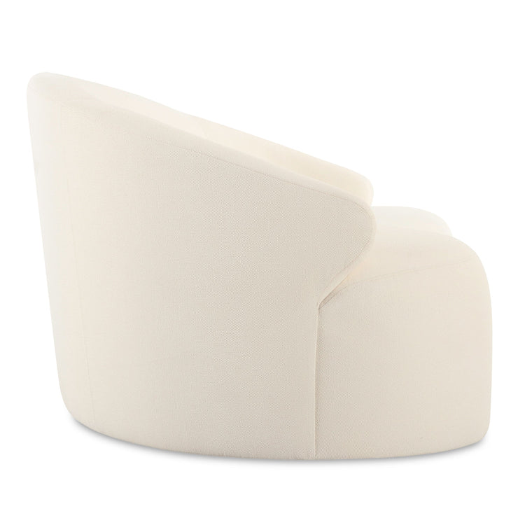 Moe's Home Collection Cove Outdoor Curved Sofa ~ Cream All Weather Fabric
