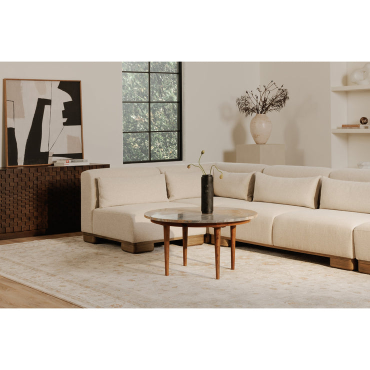 Moe's Home Collection June Oatmeal Modular Sofa
