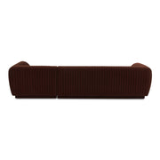 Moe's Home Collection Zandro Warm Brown Right-Facing Sectional