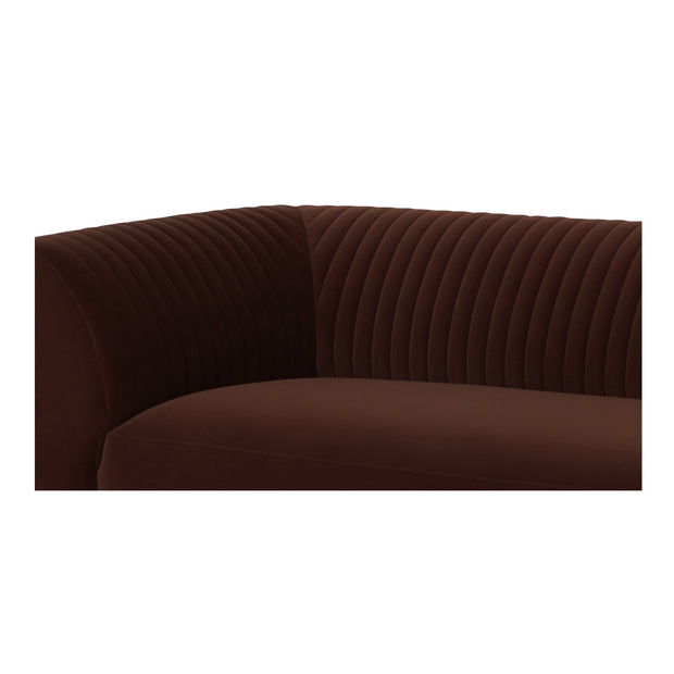 Moe's Home Collection Zandro Warm Brown Right-Facing Sectional