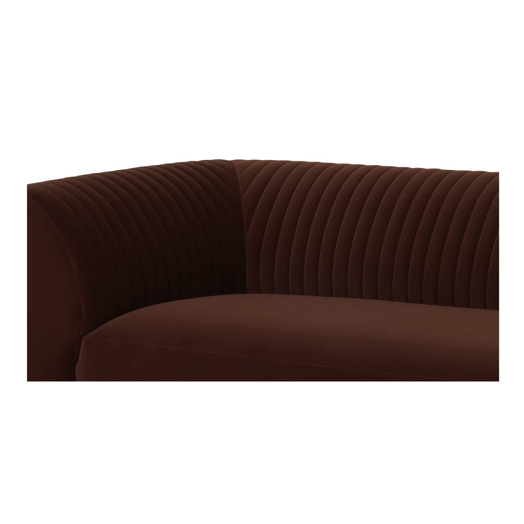 Moe's Home Collection Zandro Warm Brown Right-Facing Sectional