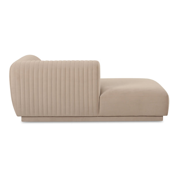 Moe's Home Collection Zandro Beige Left-Facing Sectional