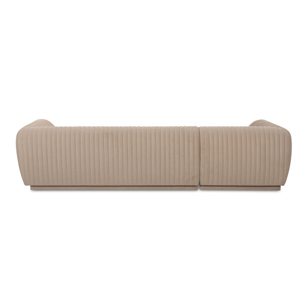 Moe's Home Collection Zandro Beige Left-Facing Sectional