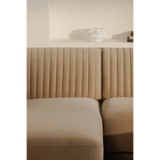 Moe's Home Collection Zandro Beige Left-Facing Sectional