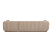 Moe's Home Collection Zandro Beige Right-Facing Sectional