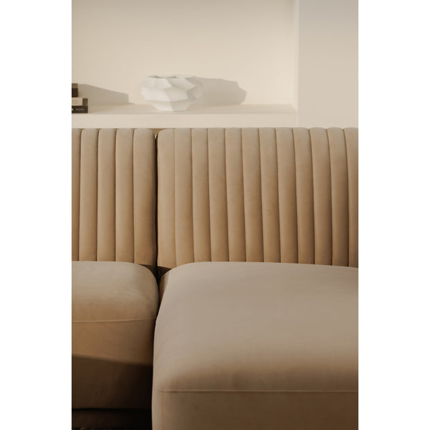 Moe's Home Collection Zandro Beige Right-Facing Sectional