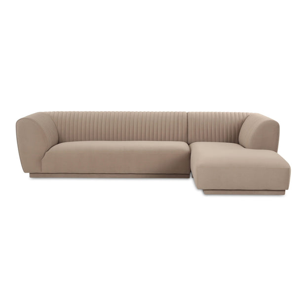 Moe's Home Collection Zandro Beige Right-Facing Sectional
