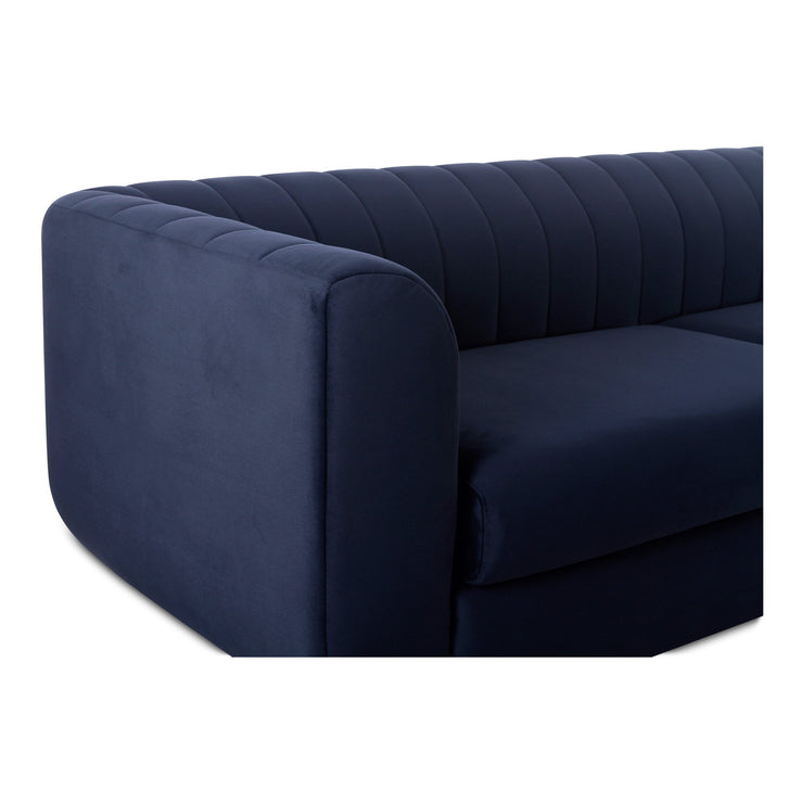 Moe's Home Collection Rosy Deep Blue Sofa