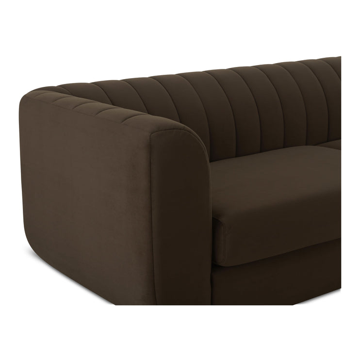 Moe's Home Collection Rosy Dark Brown Sofa