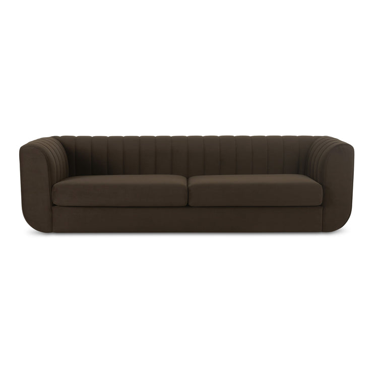 Moe's Home Collection Rosy Dark Brown Sofa