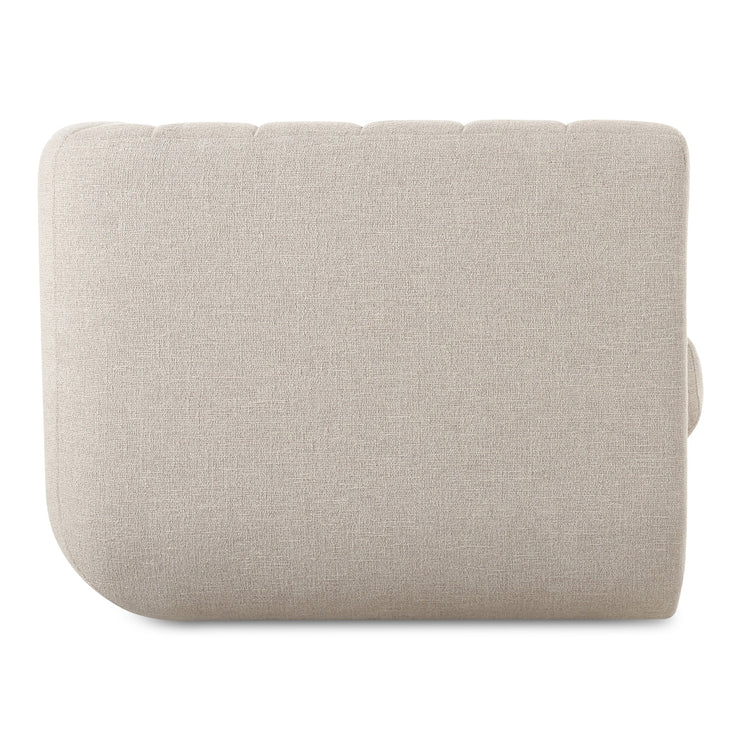 Moe's Home Collection Rosy Oatmeal Sofa