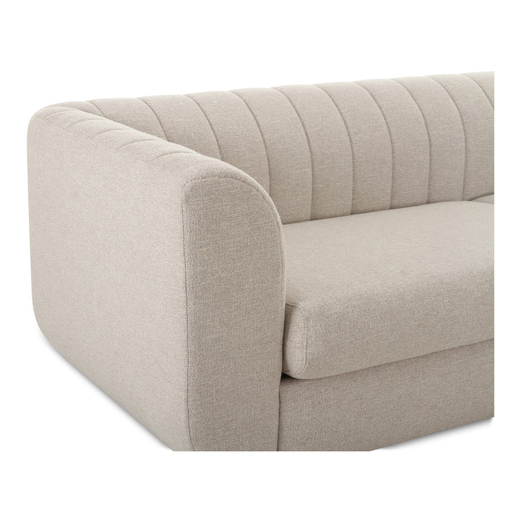 Moe's Home Collection Rosy Oatmeal Sofa
