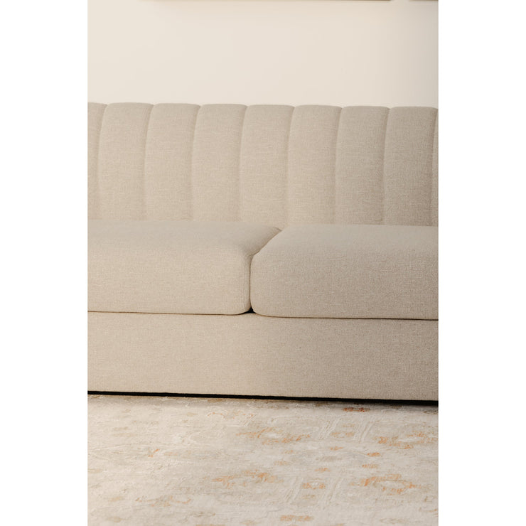 Moe's Home Collection Rosy Oatmeal Sofa