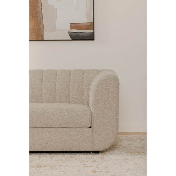 Moe's Home Collection Rosy Oatmeal Sofa