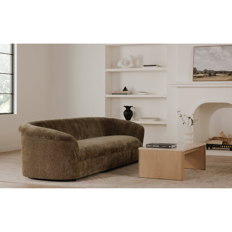 Moe's Home Collection Thora Dark Green Sofa