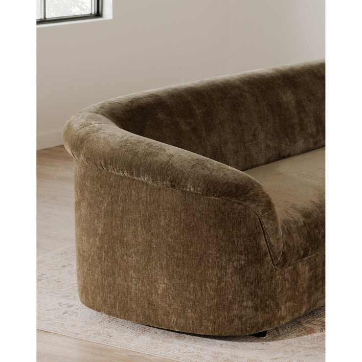 Moe's Home Collection Thora Dark Green Sofa