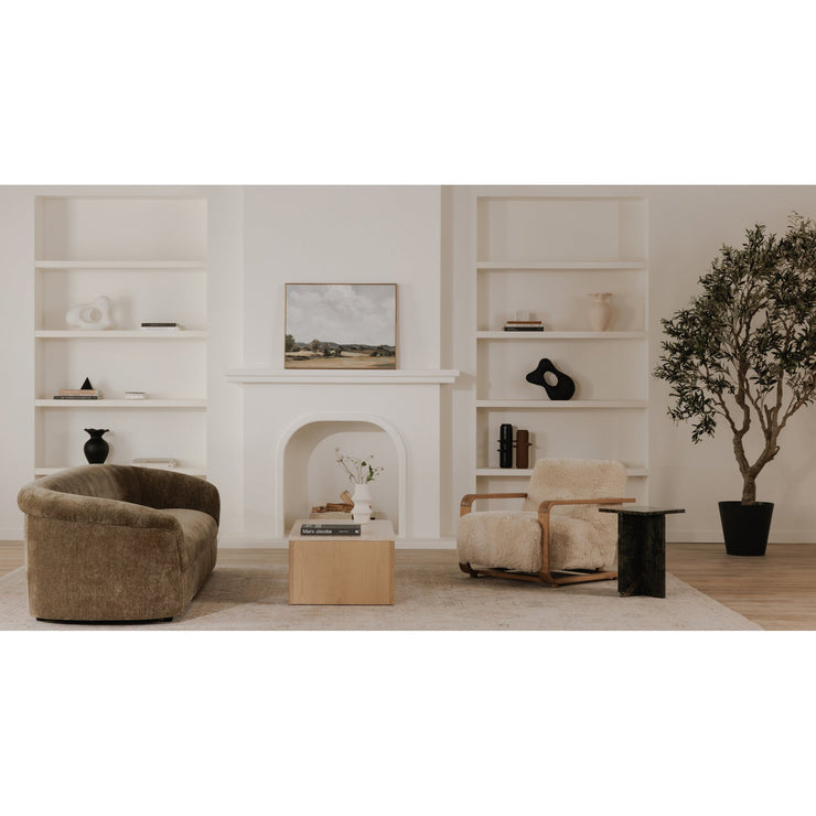 Moe's Home Collection Thora Dark Green Sofa