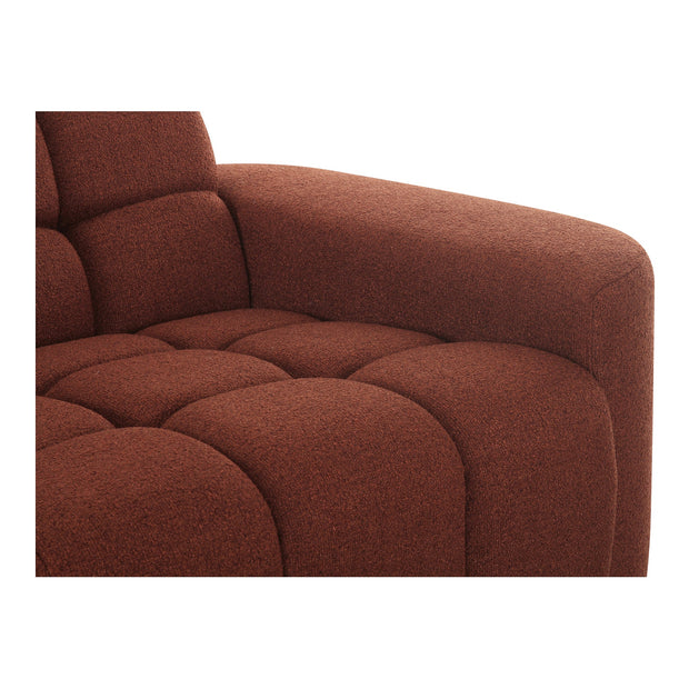 Moe's Home Collection Roman Rust L-Shaped Sectional