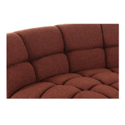Moe's Home Collection Roman Rust L-Shaped Sectional